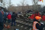В Москве столкнулись электричка и пассажирский поезд, есть пострадавшие